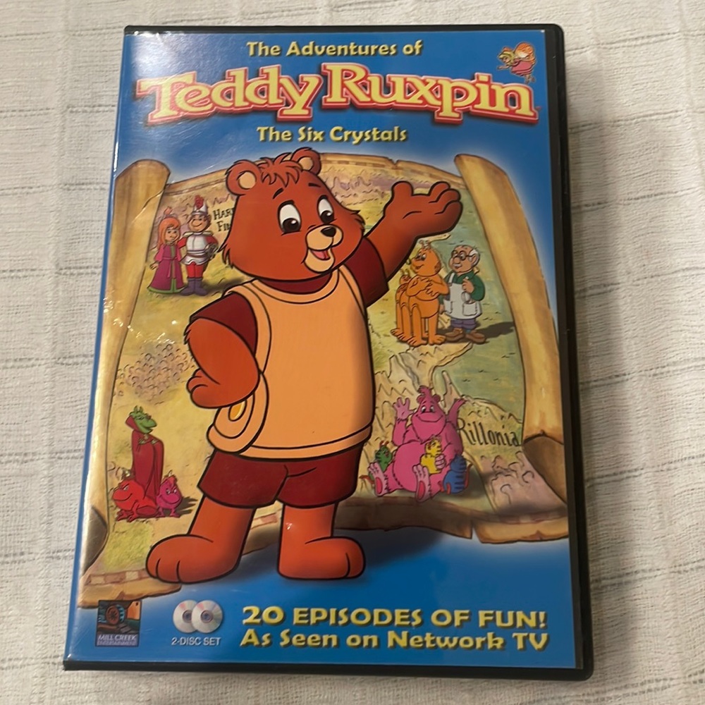 The adventures of Teddy Ruxpin the six crystals DVD 20 episodes for children